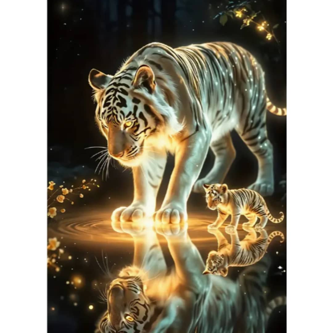 Tigre+petit nuit or