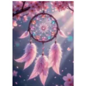 Piège à rêves rose