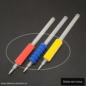 Mousses conforts pour "stylo-attrapeur"