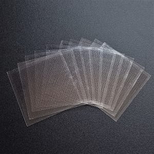 10 Stickers vierges 8x8cm (ronds)