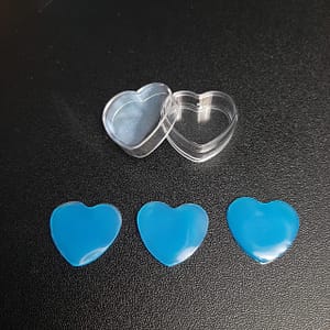 3 colles cœur avec boite