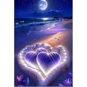 2 Coeurs plage nuit
