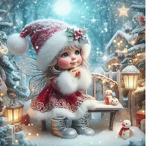 Petite ange de Noel