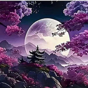 Lune d'hiver au Japon