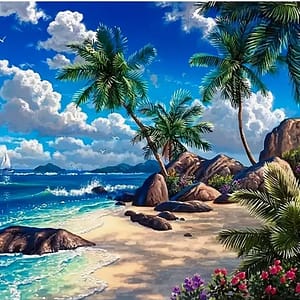 Mer et Palmiers
