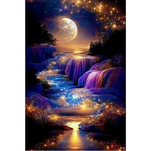 Cascade clair de lune