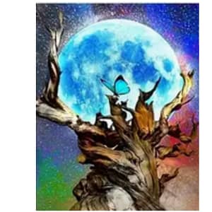Papillon arbre lune