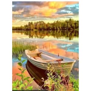paysage barque