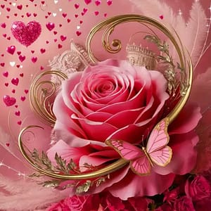 Rose pure tendresse