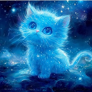 Chaton océan tendresse