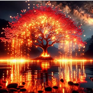 Arbre de vie feu