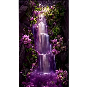 Cascade violette
