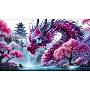 Dragon rose cascade