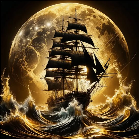Galion nuit dorée