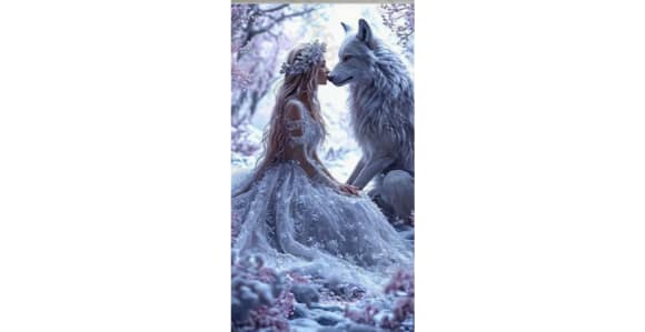 Princesse loup hiver