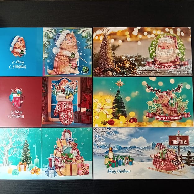 12 cartes de Noël (divers sujets) - Détail 2