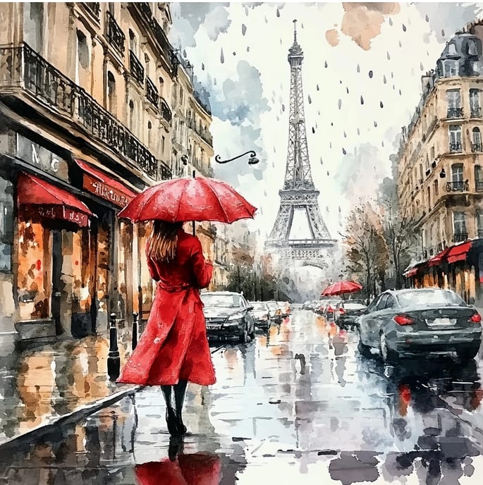 Paris pluvieux