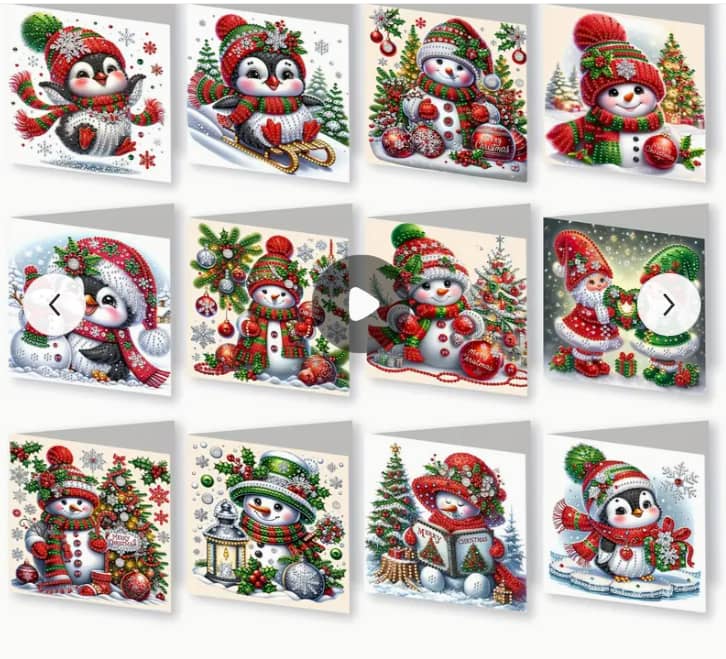 Cartes Noel diverses